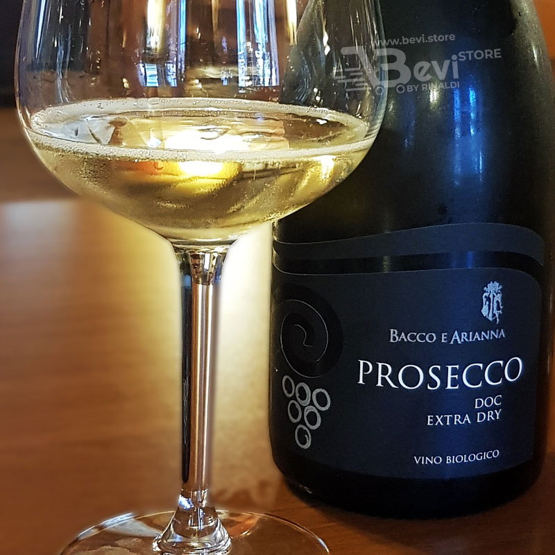 Prosecco Bio Extra Dry Colli Euganei DOC Bacco e Arianna 75cl x6