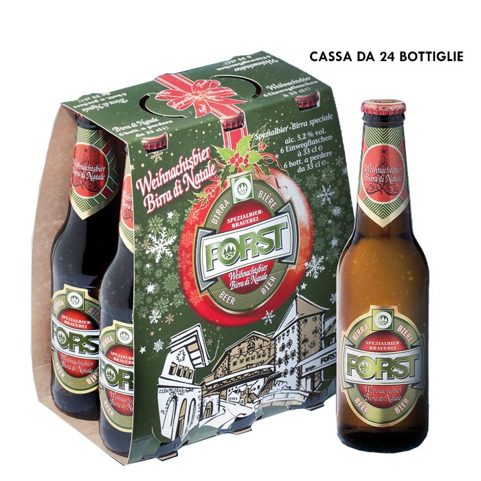 Birra di Natale Forst Christmas Brew 33cl x24 bottiglie