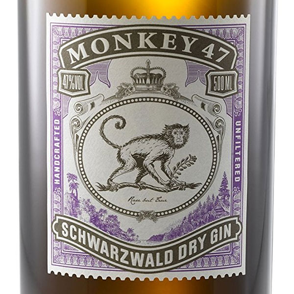 Gin Monkey 47 50cl Schwarzwald Dry Gin