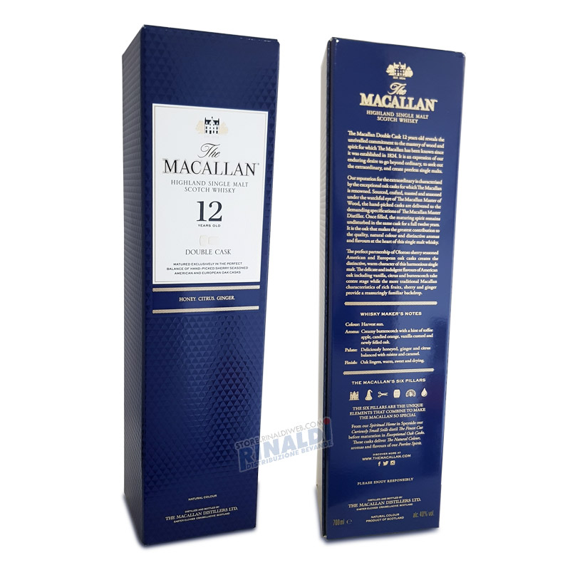 Macallan 12 Anni Scotch Whisky Double Cask 70cl