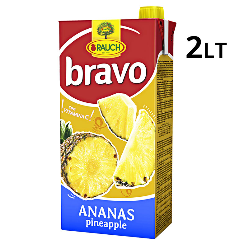 Rauch Bravo Ananas Grande Formato 2Lt x6 