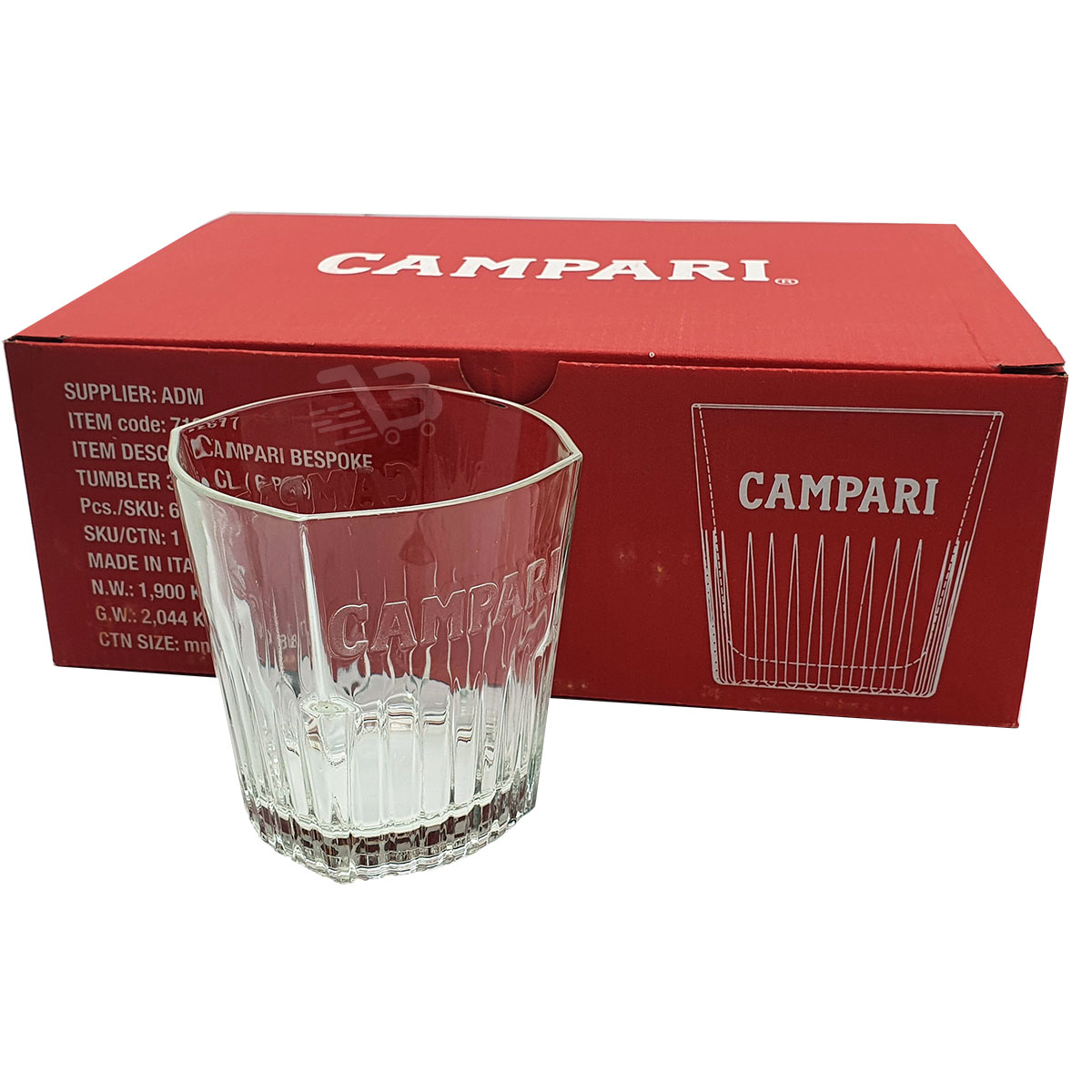 Bicchieri Campari Bespoke 35.5cl x6 pz
