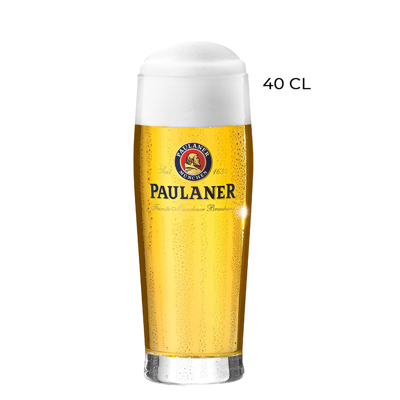 Bicchiere Birra Paulaner Gloria Becher 40cl x6 pz